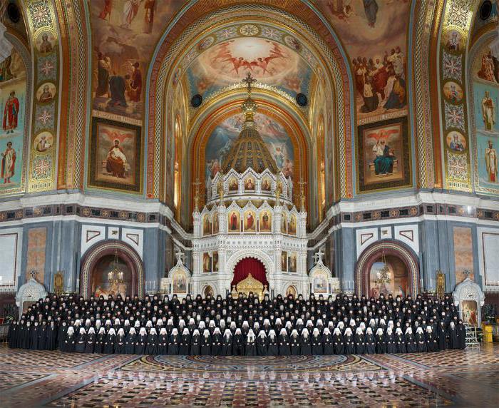 Catedral dos Bispos da Igreja Ortodoxa Russa: Participantes, foto